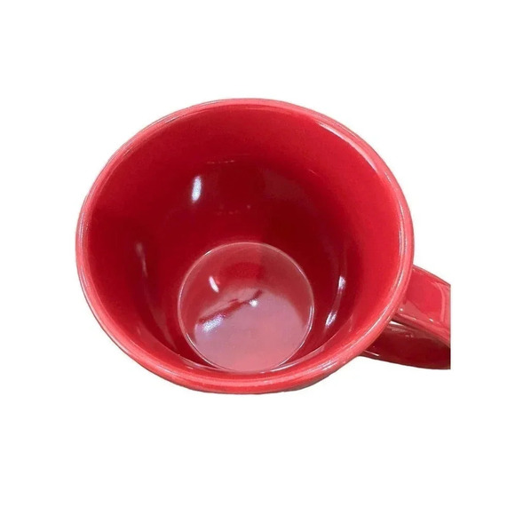 Starbucks Mug Red Heart Pattern Coffee Tea Mug Coffee Tea Cocoa Love 14 Oz - Picture 2 of 5